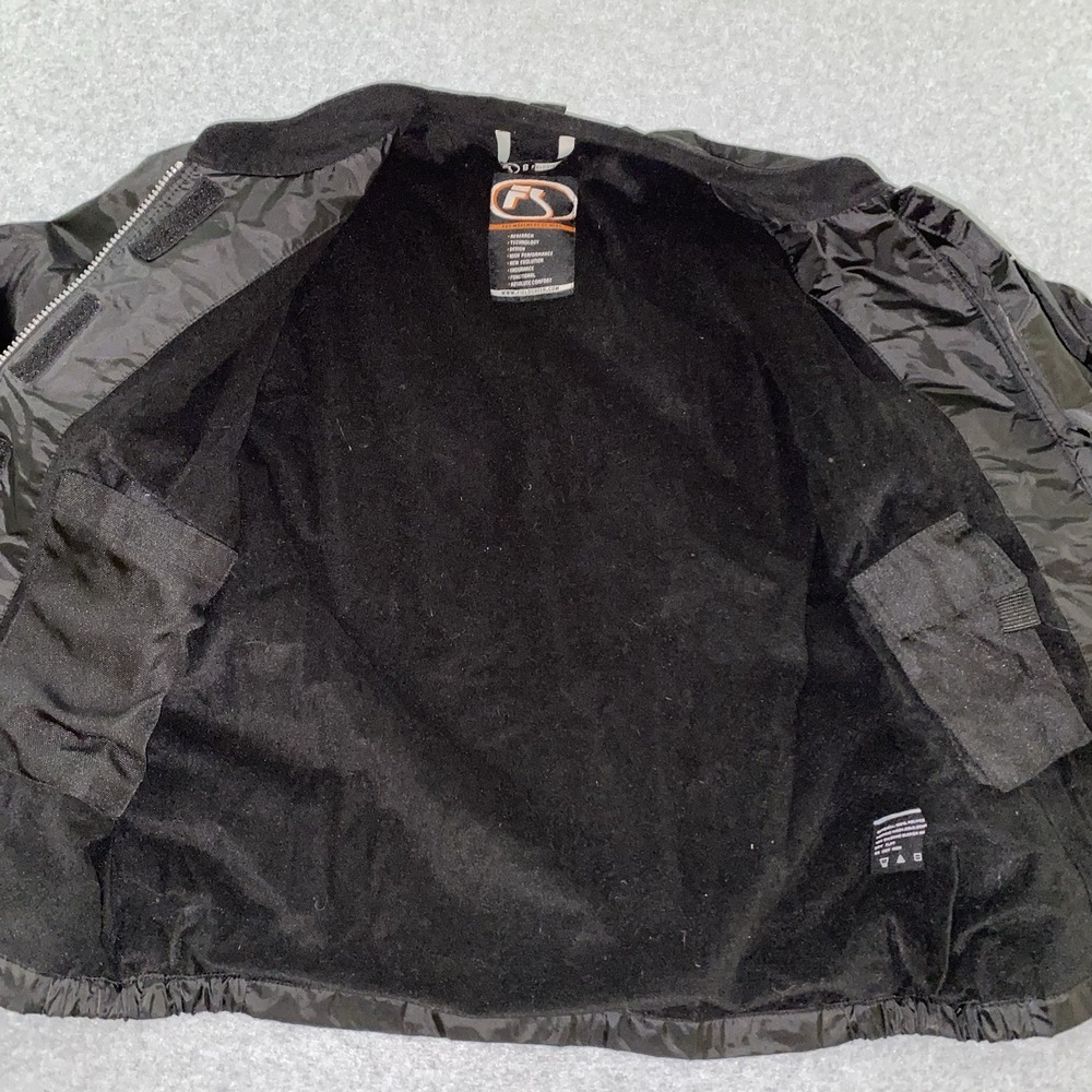 Fieldsheer FS Motorcycle Riding Jacket Women's 8 Black Poly‎ Windbreaker Lined - Picture 5 of 16